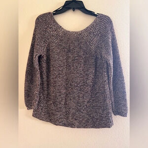 Massimo‎ Dutti Italian Yarn Knit Sweater Made in Spain Boat Neck XS